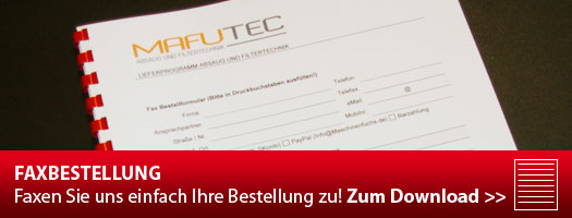 Bestellen Sie Ihre Ware per Fax!